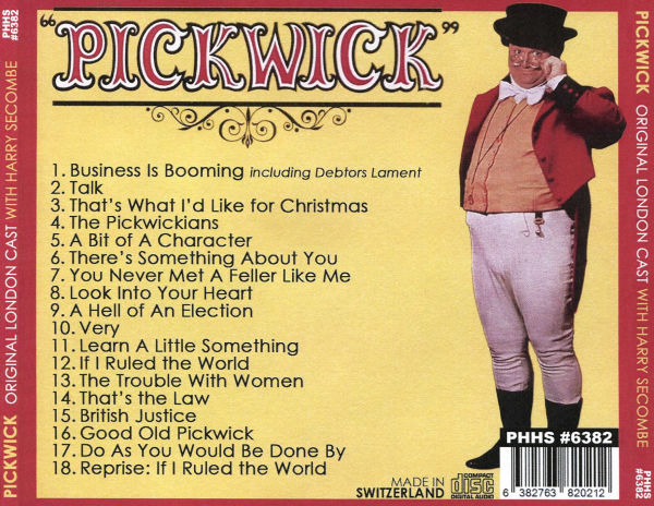 Pickwick [1963 Cast]