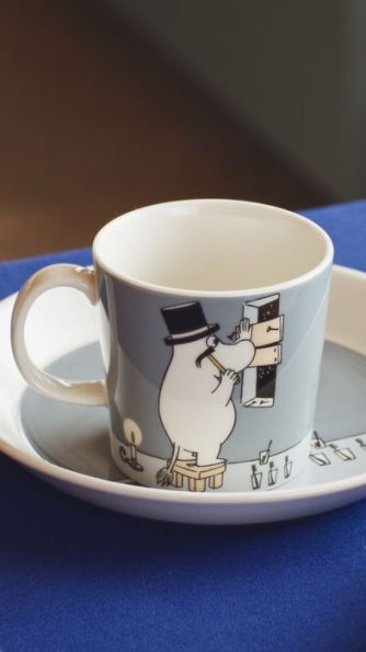 Moomin Mug 10oz Moominpappa Grey
