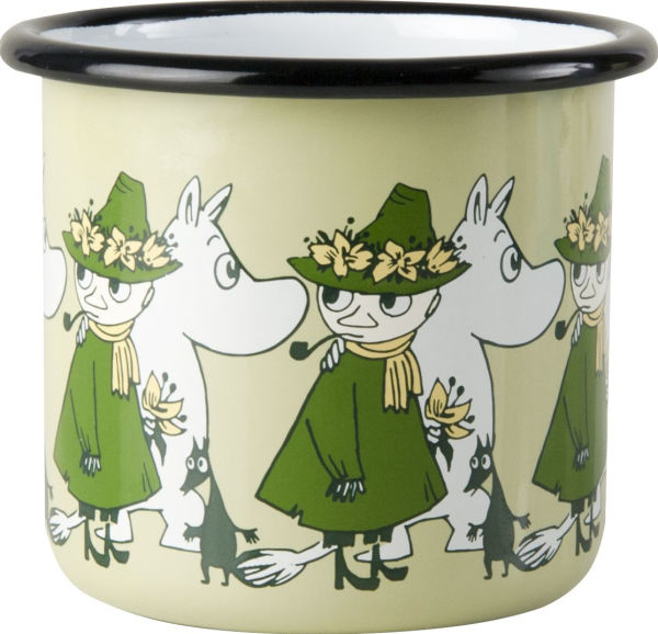 Moomin Enamel Mug 12.5oz Friends