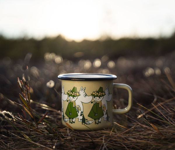 Moomin Enamel Mug 12.5oz Friends