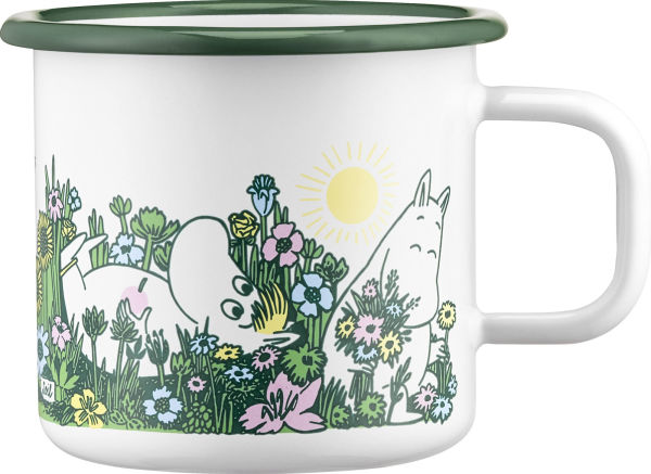Moomin Enamel Mug 12.5oz In the Garden