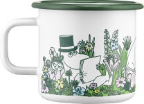 Alternative view 2 of Moomin Enamel Mug 12.5oz In the Garden
