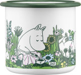 Alternative view 3 of Moomin Enamel Mug 12.5oz In the Garden
