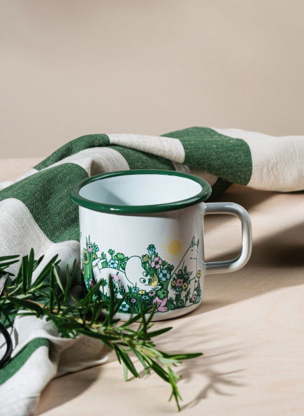 Moomin Enamel Mug 12.5oz In the Garden