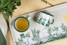 Alternative view 7 of Moomin Enamel Mug 12.5oz In the Garden