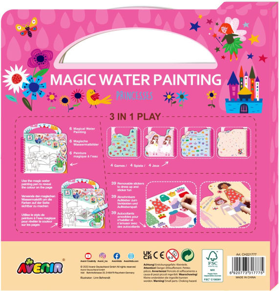 Magic Water Painting Book PRINCESS