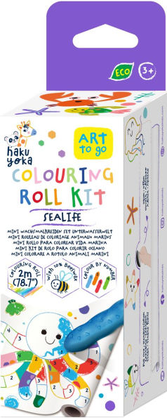 Mini Coloring Roll Kit - Sea Life
