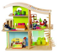 Title: Hape Hp821477 Bamboo Sunshine Dollhouse - Fully Furnished