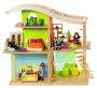 Hape Hp821477 Bamboo Sunshine Dollhouse - Fully Furnished