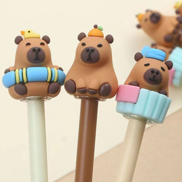 Capybara Gel Pen Assortment