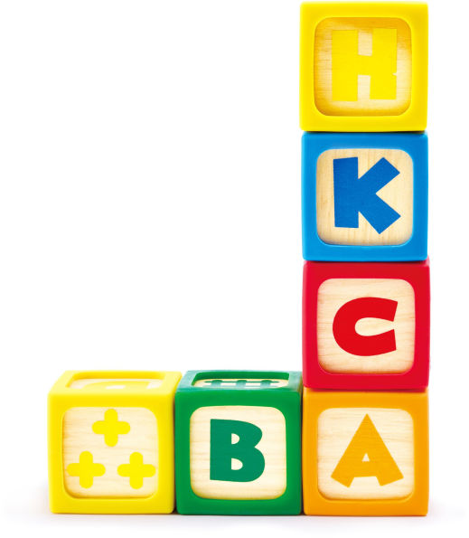 Grip-n-Stack Silicone & Wood Blocks