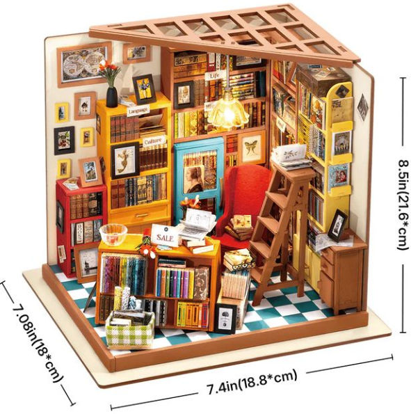 DIY Miniature House Sam's Study