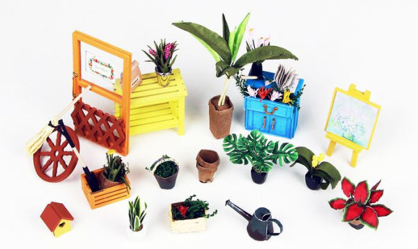 DIY Wooden Miniature Kit Cathy's Flower House
