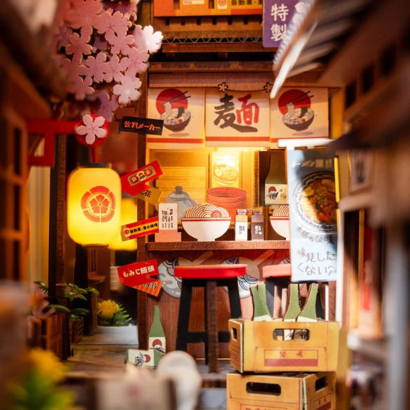 DIY Book Nook Sakura Wine Alley