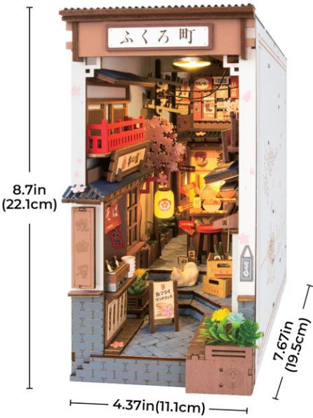 DIY Book Nook Sakura Wine Alley