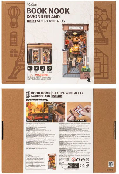 DIY Book Nook Sakura Wine Alley