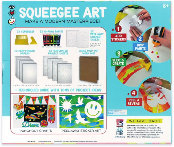 Squeegee Art kit