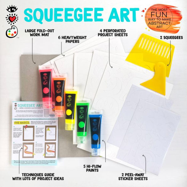Squeegee Art kit