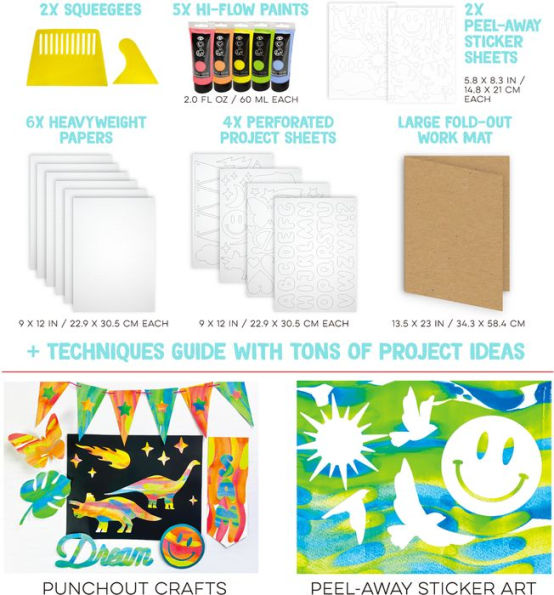 Squeegee Art kit