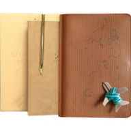 Title: Stitch Your Travels World Notebook - Brown Vegan Leather