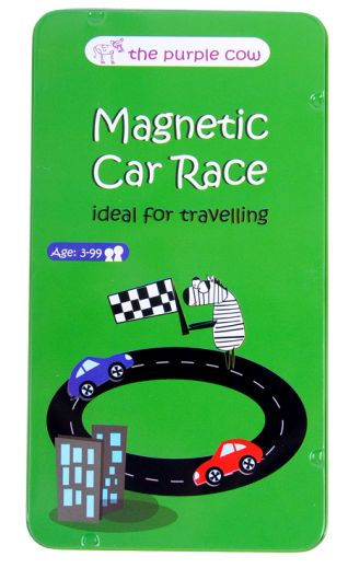 Purple Cow Magnetic Travel: Car Race