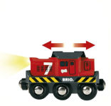 Alternative view 7 of BRIO World Wooden Railway Train Set Cargo Railway Deluxe Set