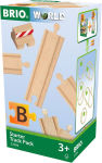 Alternative view 1 of BRIO World Wooden Railway Train Set Starter Track Pack