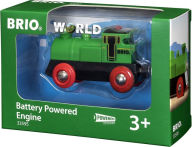 Title: BRIO World Wooden Railway Train Set Battery Powered Engine