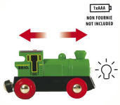 Alternative view 3 of BRIO World Wooden Railway Train Set Battery Powered Engine