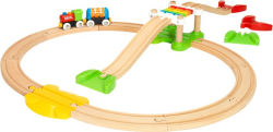 Alternative view 6 of BRIO World Wooden Railway Train Set My First Railway Beginner Pack