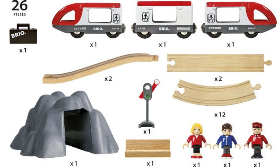 brio beginner train set