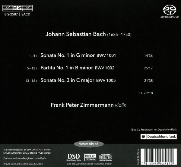 J.S. Bach: Sonatas & Partitas, Vol. 2