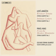 Title: Leos Janácek: Kreutzer Sonata; Intimate Letters; Pavel Haas: From the Monkey Mountains, Artist: Escher String Quartet