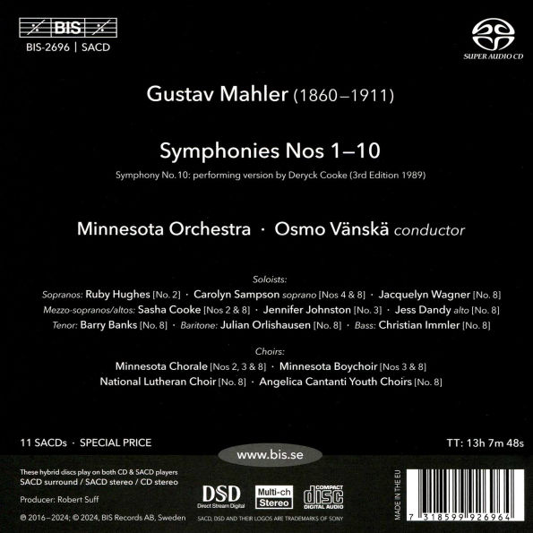 Mahler: Symphonies 1-10