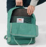 Alternative view 8 of Fjallraven Kånken Backpack Frost Green and Peach Pink