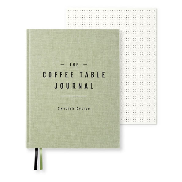 COFFEE TABLE JOURNAL, Clean, Rough Linen