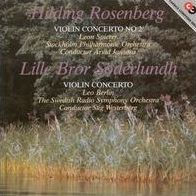 Hilding Rosenberg: Violin Concerto No. 2; Lille Bror Soderlundh: Violin Concerto