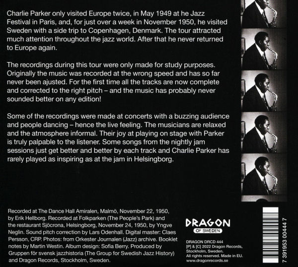 Live in Sweden, 1950