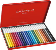 Title: Fibralo watersoluble fibre tipped pens - 24 assorted colors in metal storage tin