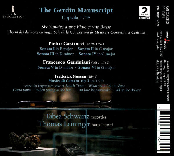 The Gerdin Manuscript: Uppsala 1758