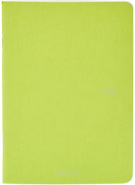 Title: Ecoqua Original Notebook, A4, Staple-Bound, Dotted, Lime