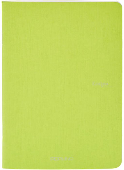 Ecoqua Original Notebook, A4, Staple-Bound, Dotted, Lime