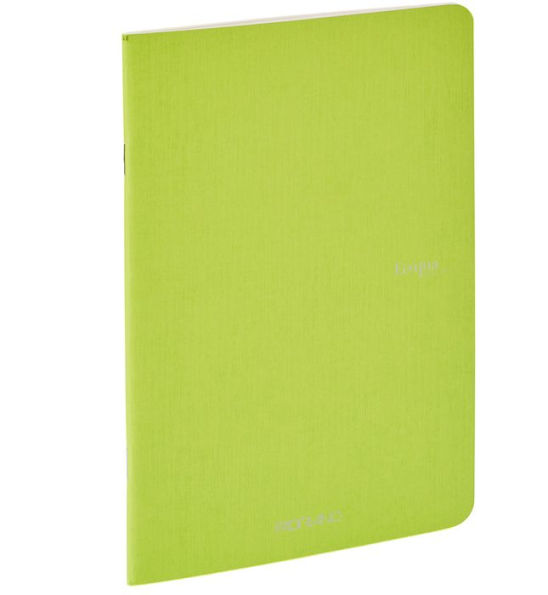 Ecoqua Original Notebook, A4, Staple-Bound, Dotted, Lime