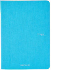 Title: Ecoqua Original Notebook, A4, Staple-Bound, Dotted, Turquoise