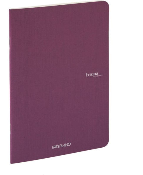 Ecoqua Original Notebook, A4, Staple-Bound, Dotted, Wine