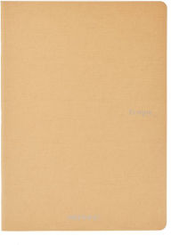Title: Ecoqua Original Notebook, A5, Staple-Bound, Dotted, Beige