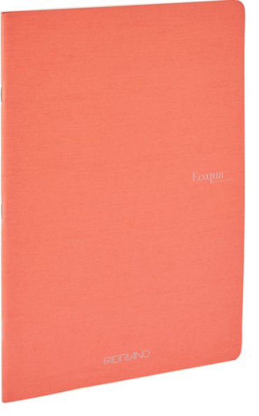 Ecoqua Original Notebook, A5, Staple-Bound, Dotted, Flamingo