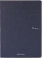 Ecoqua Original Notebook, A5, Staple-Bound, Graph, Navy