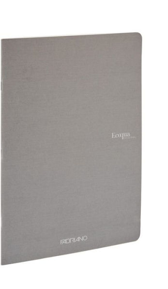 Ecoqua Original Notebook, A4, Staple-Bound, Lined, Grey