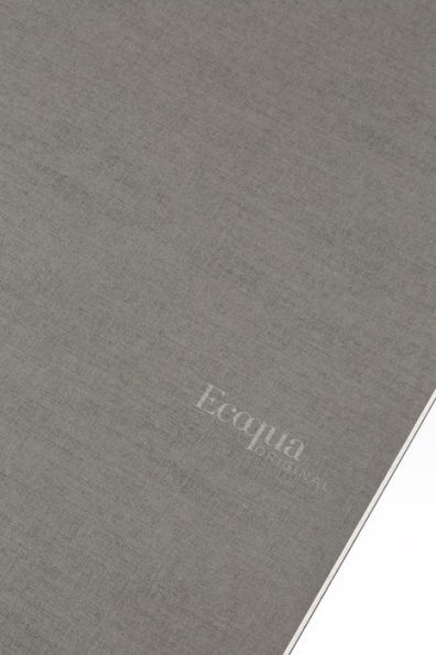 Ecoqua Original Notebook, A4, Staple-Bound, Lined, Grey